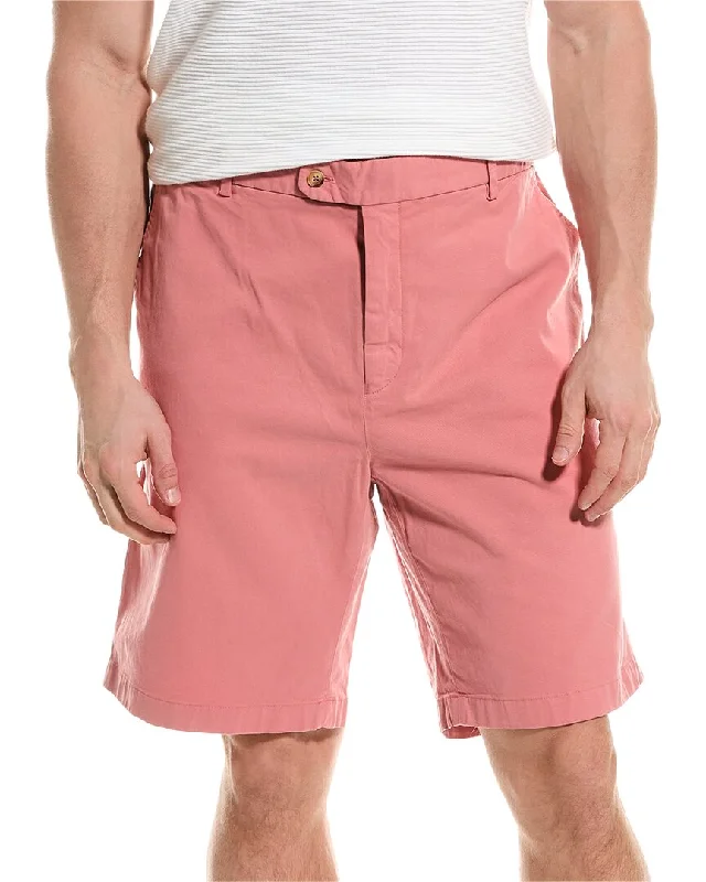 Men's pastel - colored cotton shorts for a spring - friendly outfit   J.McLaughlin Solid Oliver Short