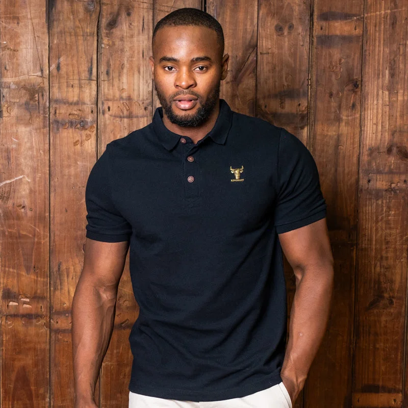 Men's reversible polo shirts with two different looksKingsley Heath Classic Skull Rivet Regular Fit PK Polo Mamba