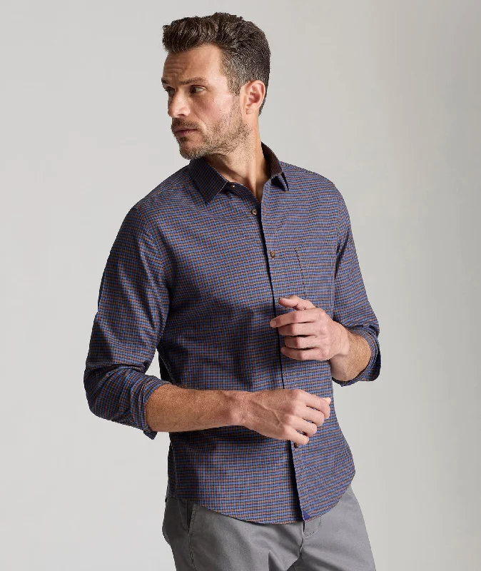 Men's button - down spread collar polo shirts for business casualWrinkle-Free Knight Shirt - FINAL SALE