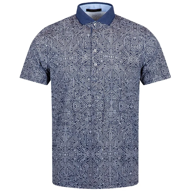 Men's high - collar polo shirts with a modern twistLabyrinth Polo Maltese - AW24