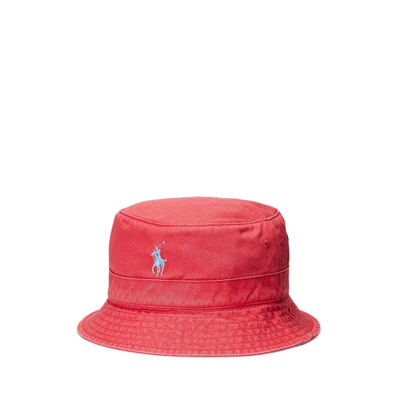 Men's lightweight performance polo shirts for tennis matchesPolo Ralph Lauren - Loft Bucket Hat - Red