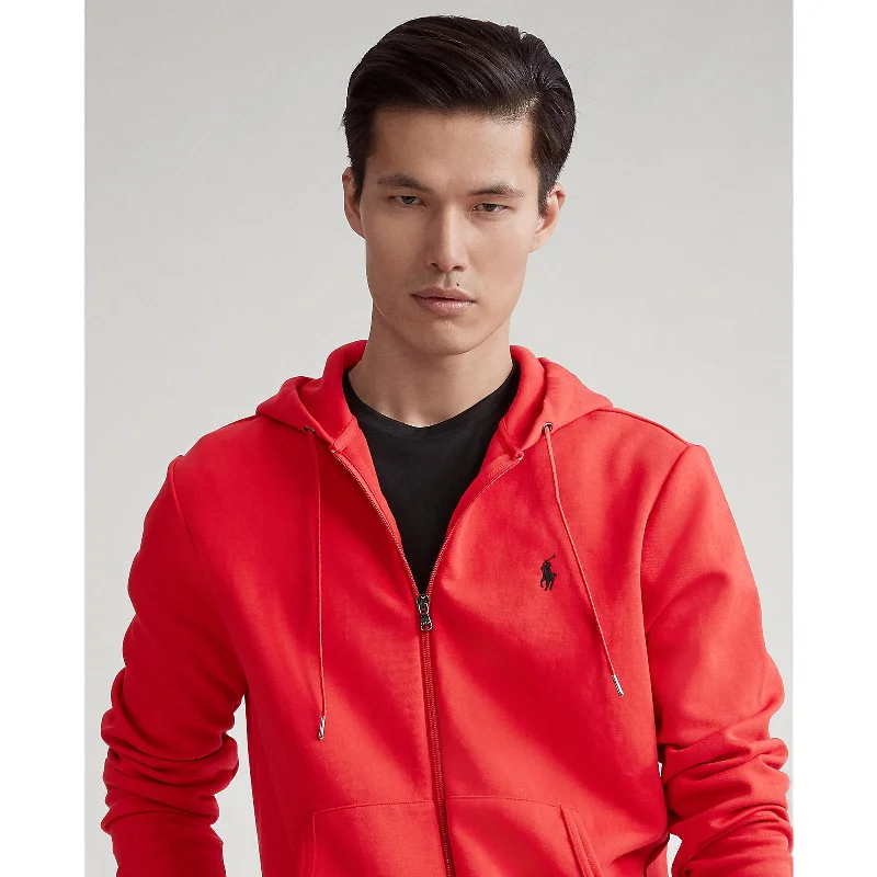 Men's quick - dry polo shirts for water sports activitiesPolo Ralph Lauren - Double Knit Full Zip Hoodie - Red