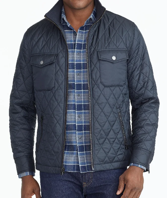 Men's vintage - inspired retro polo shirts with unique patternsQuilted City Jacket - FINAL SALE