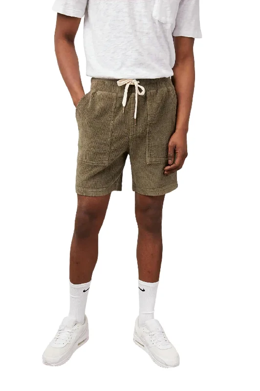 Men's plaid pattern wool blend shorts for a preppy fall style   Men Caleb Short In Surplus