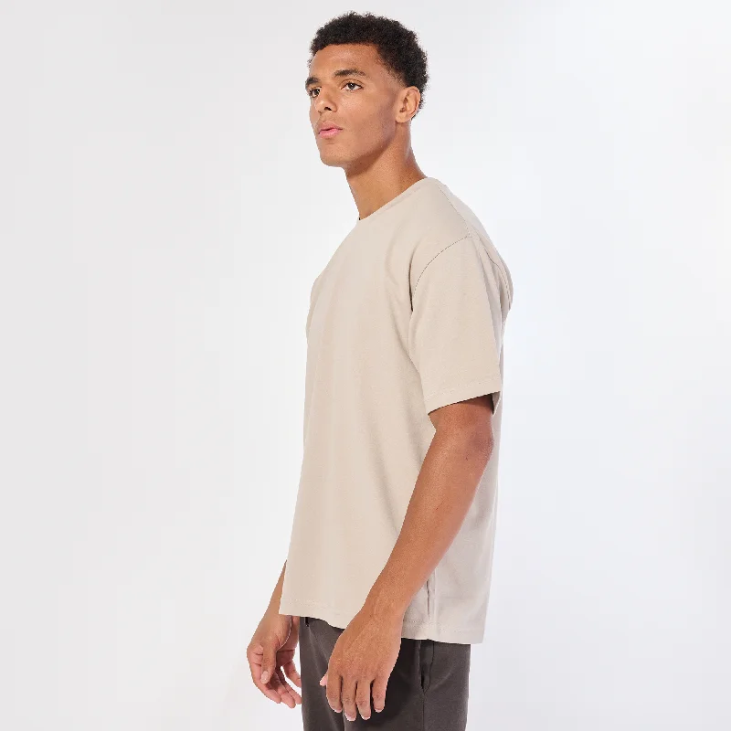 Men's jacquard woven polo shirts with intricate designsMen's DRI-EASE Oversized Short-Sleeve T-Shirt