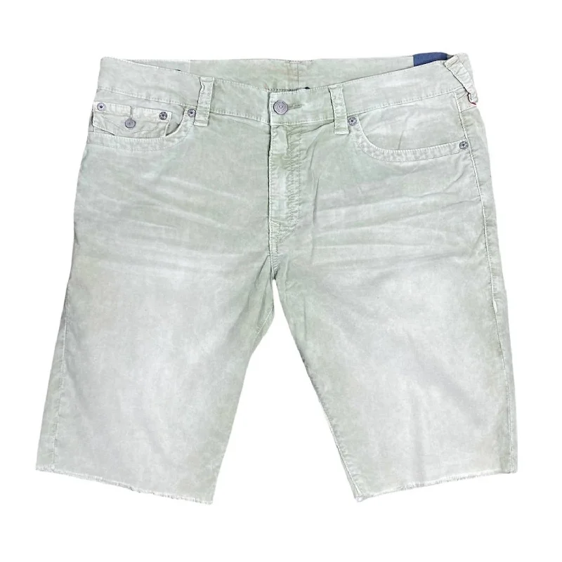 Men's pastel - colored cotton shorts for a spring - friendly outfit   Men's Relaxed Straight Ricky Short In Sage
