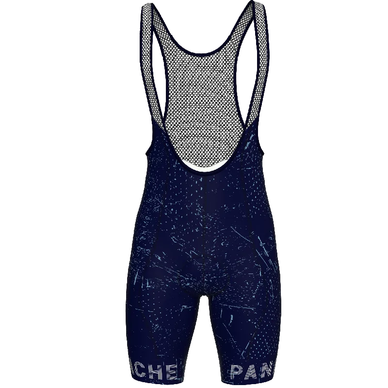 Men's plaid pattern wool blend shorts for a preppy fall style   M's SVELT Bib Short - Grunge Midnight