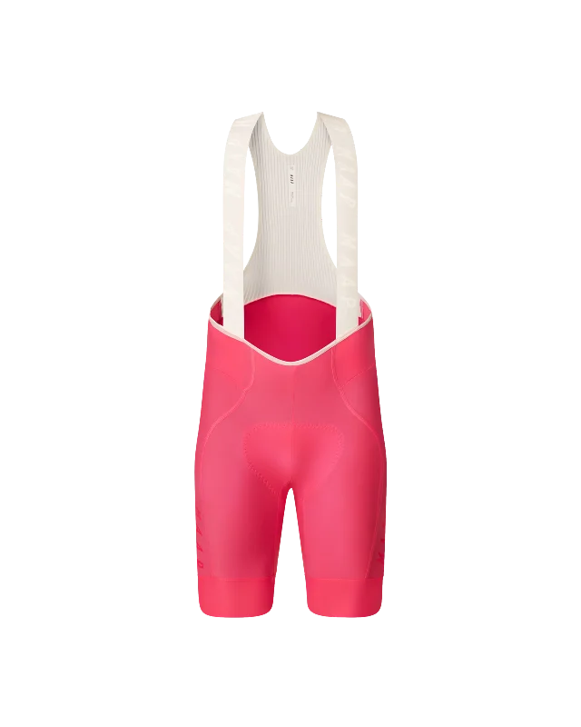 Men's pastel - colored cotton shorts for a spring - friendly outfit   Men's Team Bib Evo - Vivid Pink