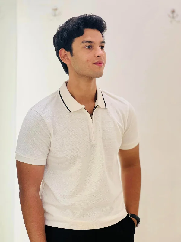 Men's luxury cashmere blend polo shirts in solid colorsTimeless Supreme Polo - Universal Edition | Beige