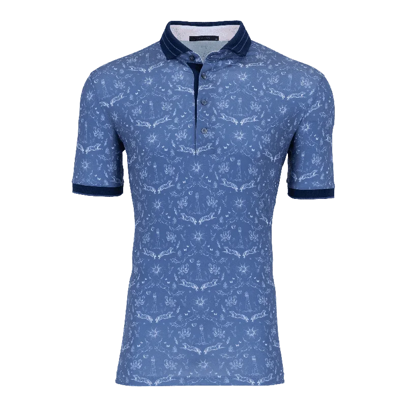 Men's quick - dry polo shirts for water sports activitiesMontauk Curiosities Polo