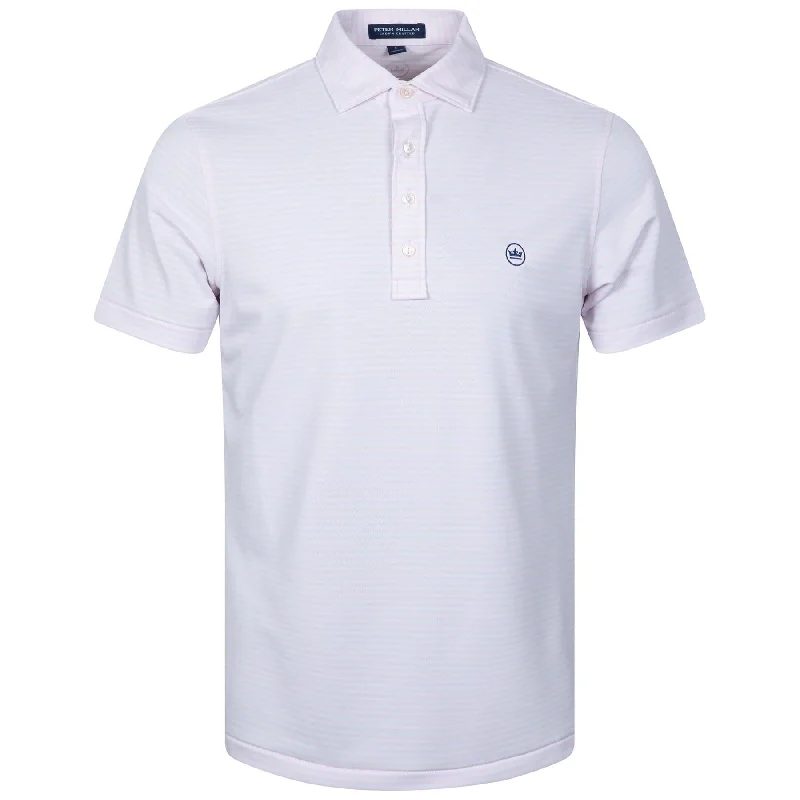 Men's jacquard woven polo shirts with intricate designsMood Perfromance Mesh Polo Misty Rose - 2024