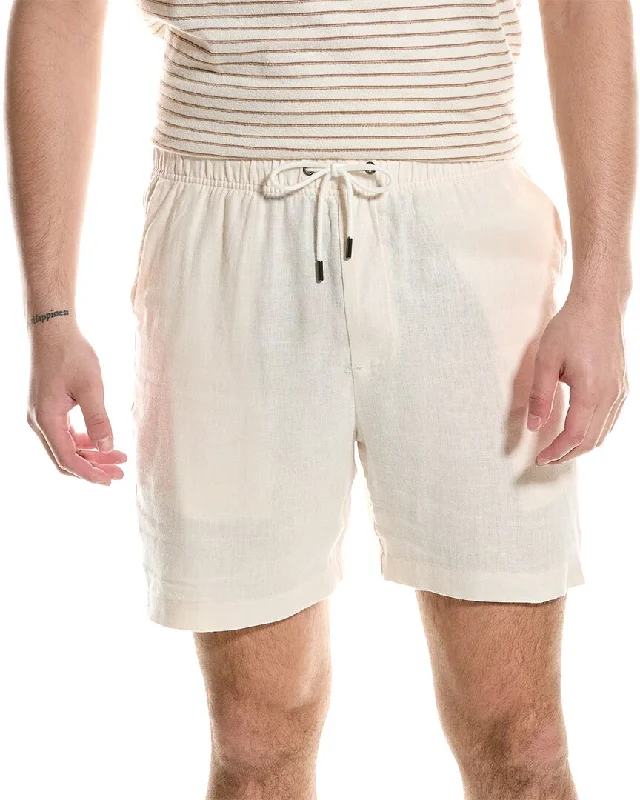 Men's camo print cargo shorts for outdoor adventures Onia Linen-Blend Short
