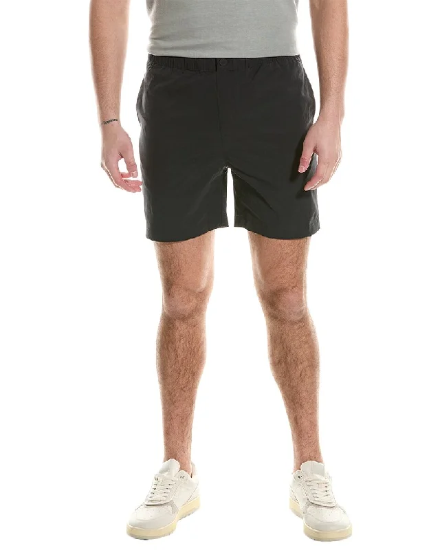 Men's wide - leg linen blend shorts for a relaxed beachside vibe    Onia Pull-On Tech Short