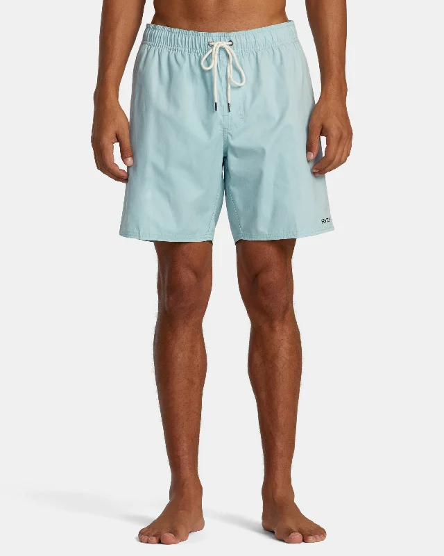 Men's ripped denim shorts for a trendy streetwear aesthetic   Opposites Hybrid Shorts - Blue Haze