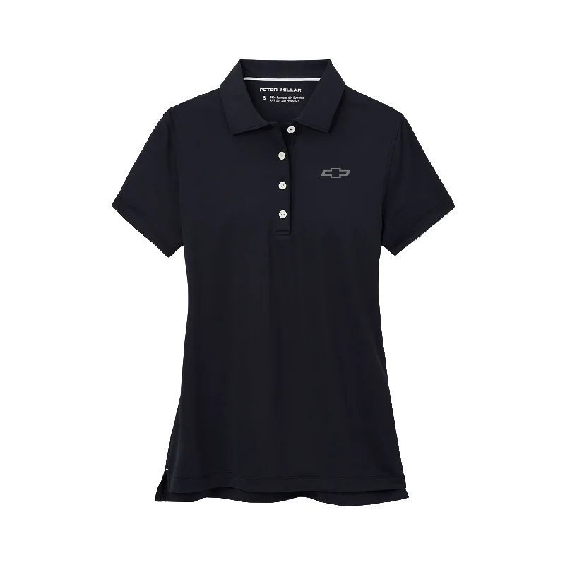 Men's high - collar polo shirts with a modern twistChevrolet Women's Peter Millar Button Polo
