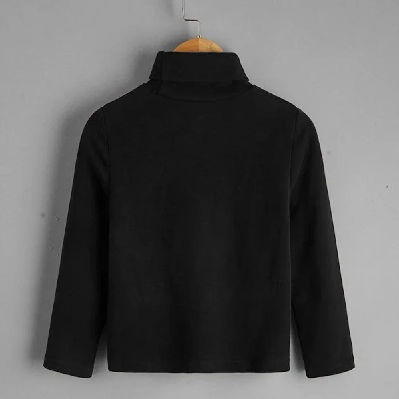 Men's long sleeve classic fit polo shirts with embroidered logosPolo Republica Kid's High Neck Sweat Shirt