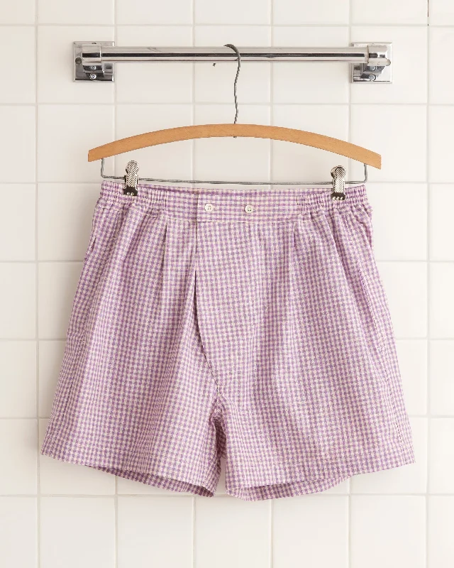 Men's elastic waistband lounge shorts for lazy weekends at home   Provence Cream Boxers