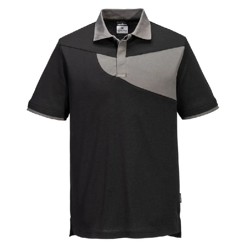 Men's reversible polo shirts with two different looksPORTWEST PW210 PW2 COTTON COMFORT POLO SHIRT S/S