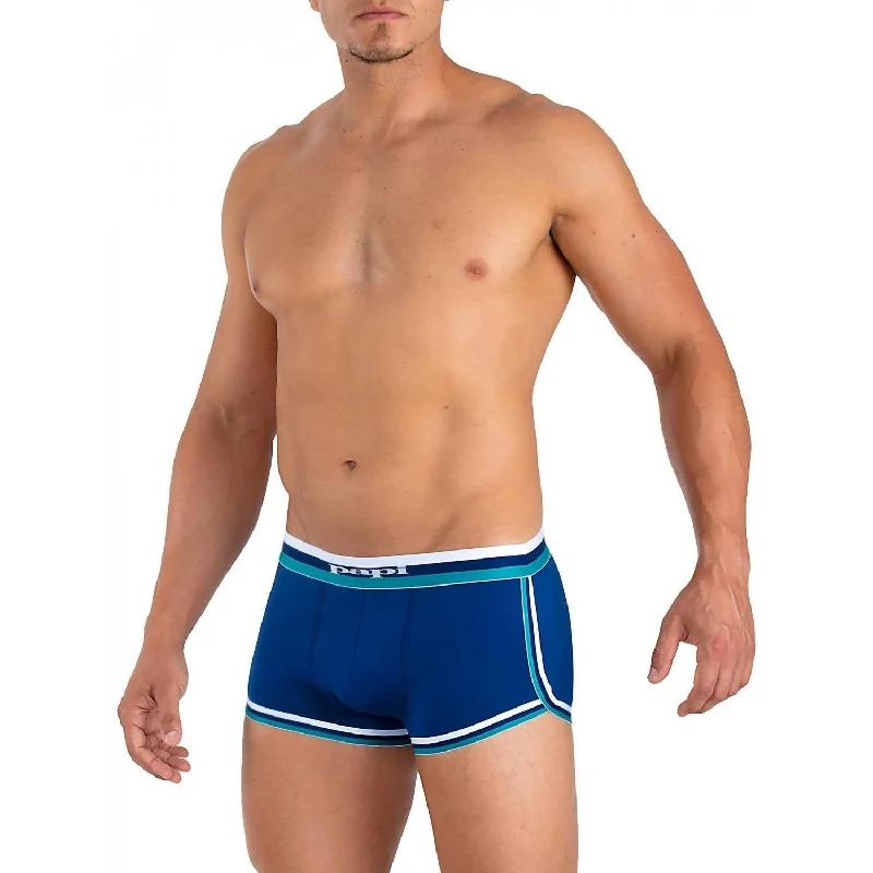 Men's neon - colored athletic shorts for high - visibility workouts   Retro Original Gym Short In Blue Depths