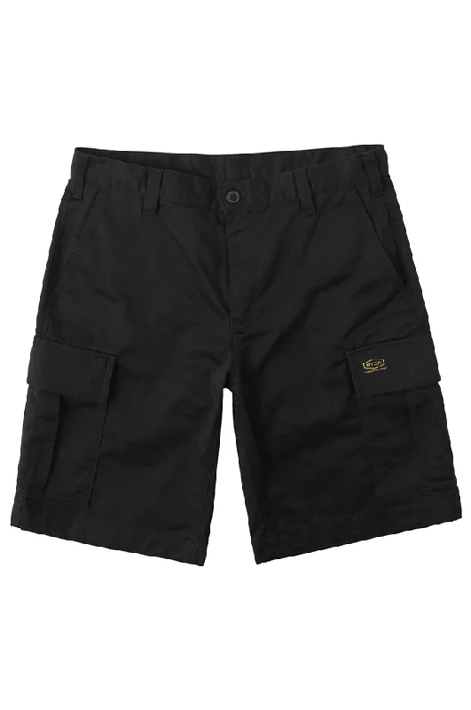Men's button - fly denim work shorts for durability on the job   RVCA Americana Cargo Shorts 22"