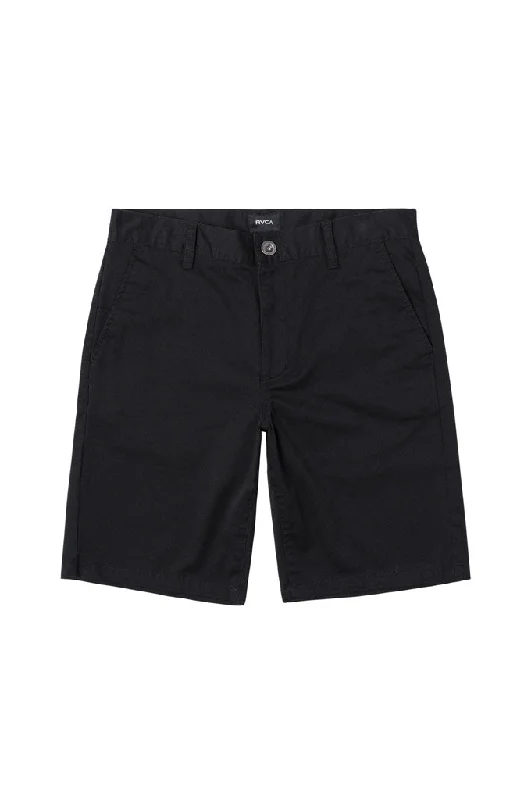 Men's wide - leg linen blend shorts for a relaxed beachside vibe    RVCA Weekend 20" Stretch Shorts