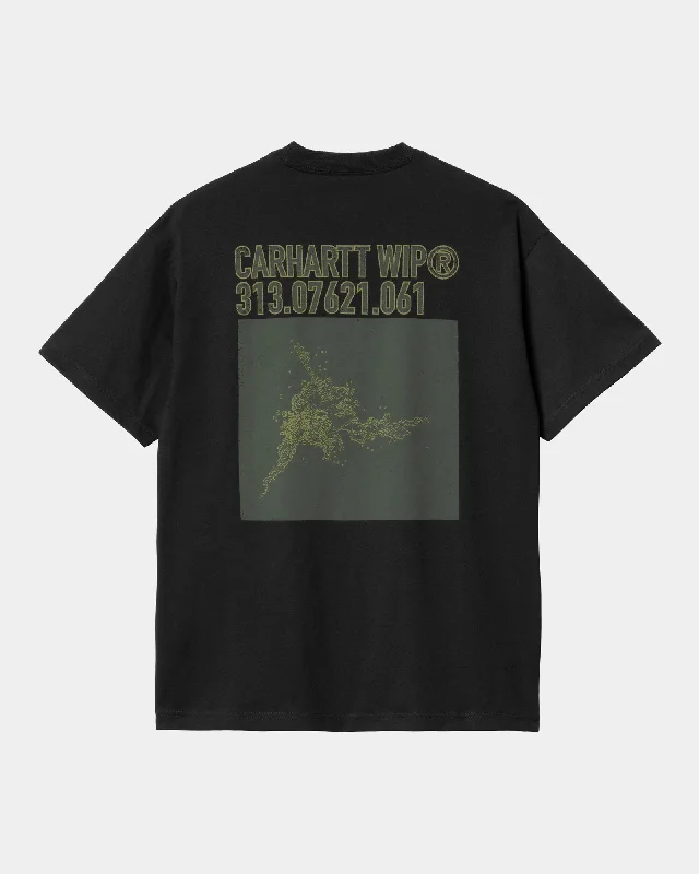 Men's high - collar polo shirts with a modern twistCoordinate 02 T-Shirt | Black