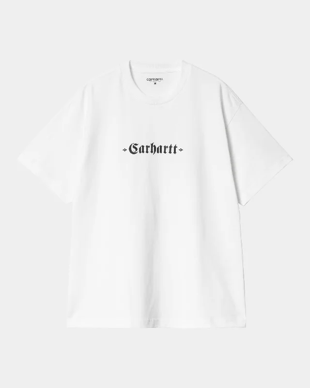 Men's long sleeve classic fit polo shirts with embroidered logosGreatest Hits T-Shirt | White / Black