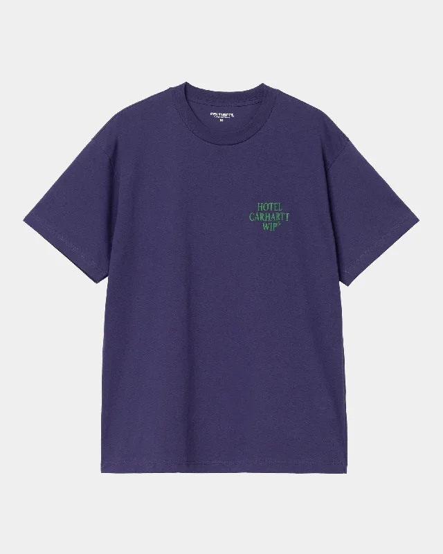 Men's UV - protected polo shirts for outdoor gardeningHotel Keys T-Shirt | Aura / Green