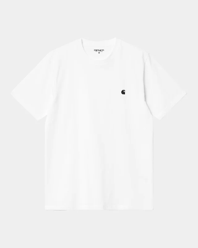 Men's vintage - inspired retro polo shirts with unique patternsMadison T-Shirt | White / Black