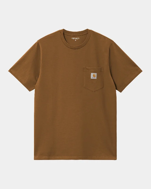 Men's reversible polo shirts with two different looksPocket T-Shirt | Deep Hamilton Brown