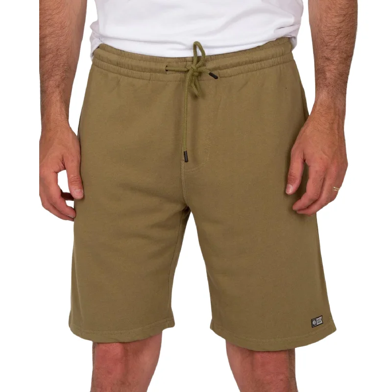 Men's adjustable - length convertible shorts for versatile use   Salty Crew Resin Pigment Sweatshort - Men's