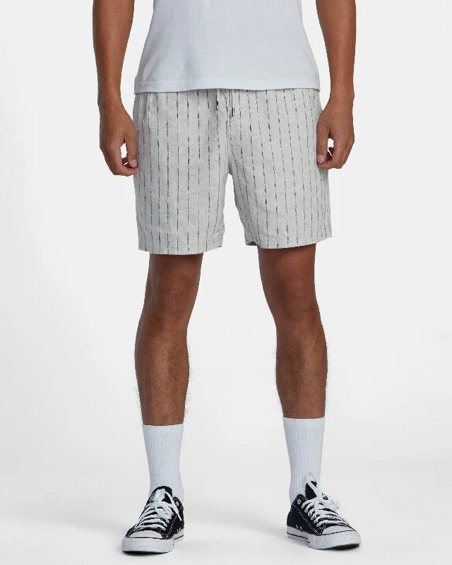 Men's pastel - colored cotton shorts for a spring - friendly outfit   Sands Elastic Waist Shorts - Slate Blue