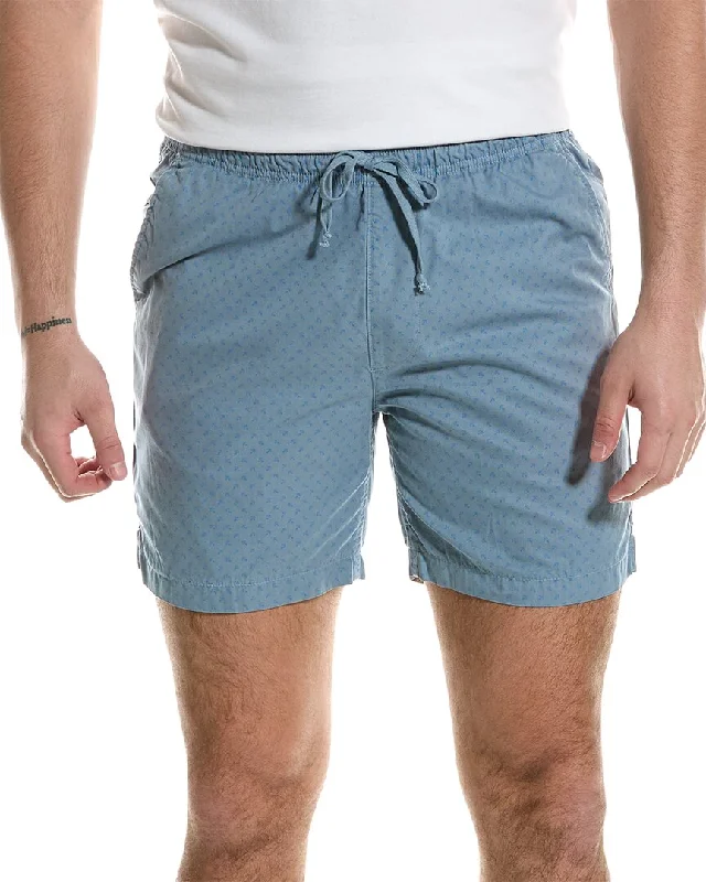 Men's drawstring casual linen shorts for a laid - back summer look Save Khaki United Easy Short