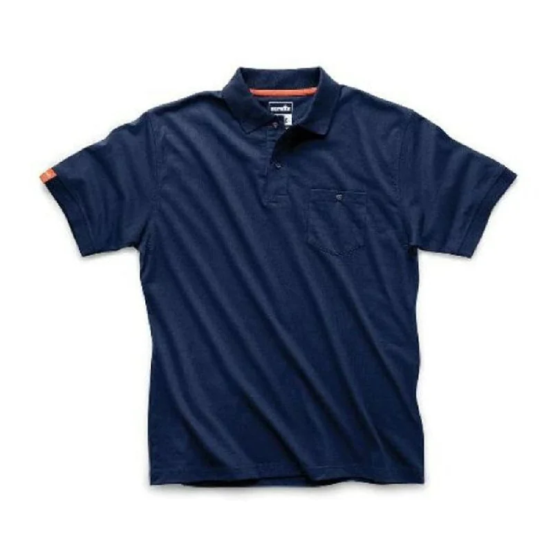Men's vintage - inspired retro polo shirts with unique patternsScruffs Eco Worker Cotton Rich Polo T-Shirt
