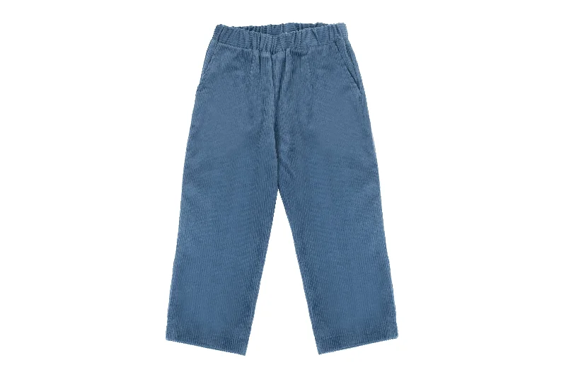 Men's drawstring casual linen shorts for a laid - back summer look Sefora Trousers - Light Blue