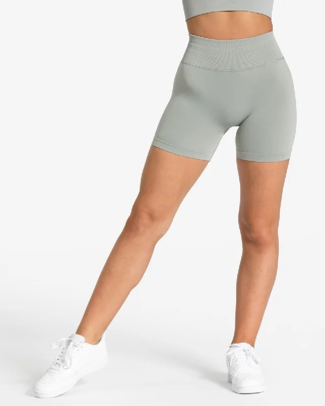 Men's moisture - wicking performance shorts for sweaty outdoor activities   Sensation Mini Short "Grau"