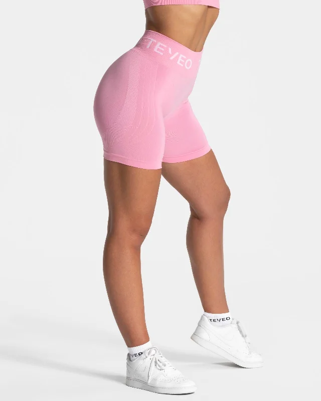 Men's plaid pattern wool blend shorts for a preppy fall style   Signature Scrunch Short "Pink"