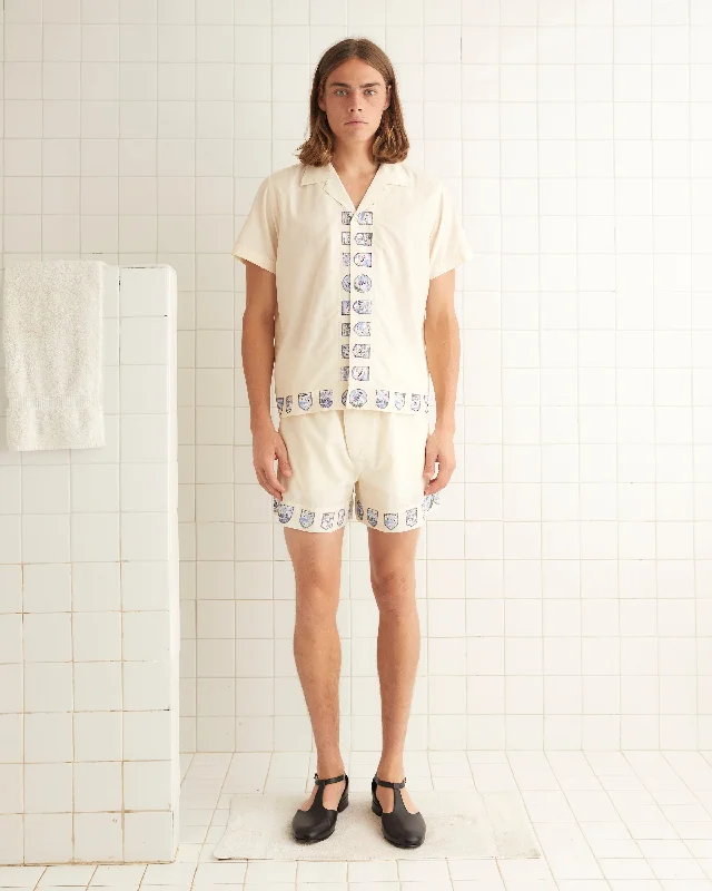 Men's button - fly denim work shorts for durability on the job   Ski Season Boxers