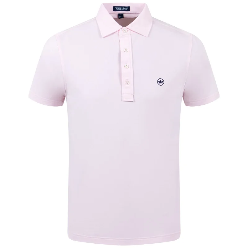 Men's color - block polo shirts with a bold fashion statementSoul Performance Mesh Polo Misty Rose - 2024