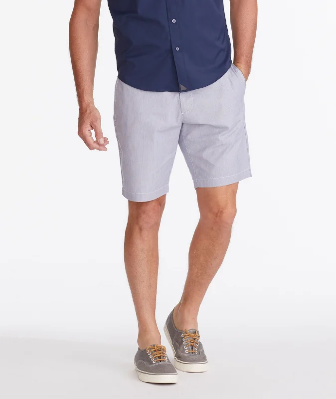 Men's breathable cotton blend polo shirts for summer outingsStriped Cotton Shorts - FINAL SALE