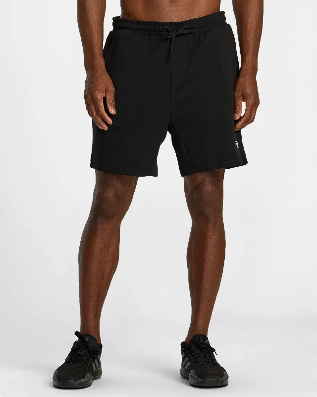 Men's pleated front twill shorts for a classic and sophisticated appearance   Tech Fleece Elastic Waist Shorts - Black
