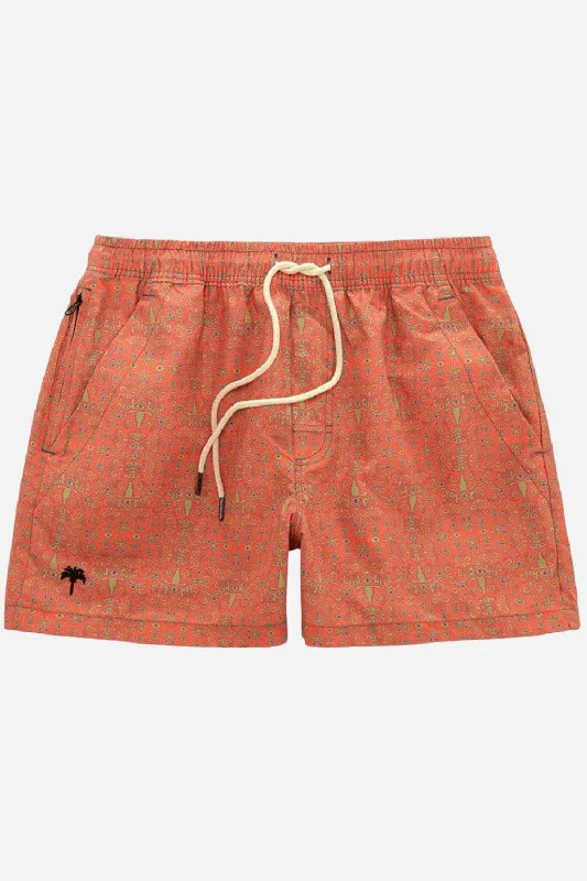 Men's flat - front chino shorts for semi - formal summer events   OAS Terra Swim Trunks