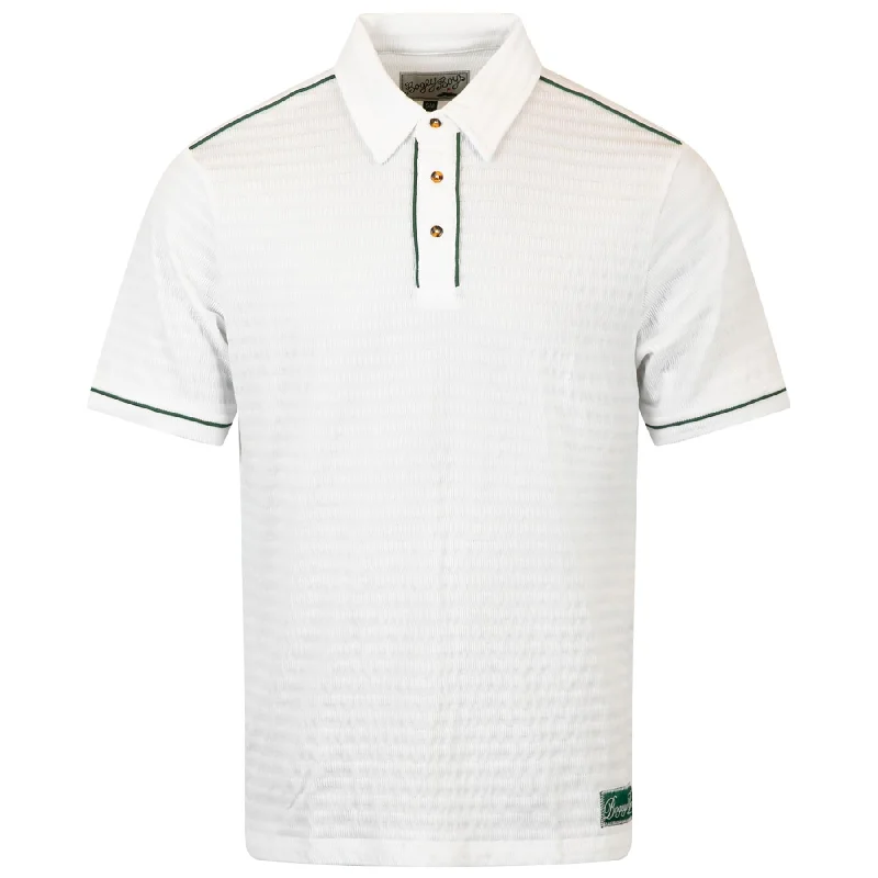 Men's UV - protected polo shirts for outdoor gardeningThe Legends Polo White - SU24