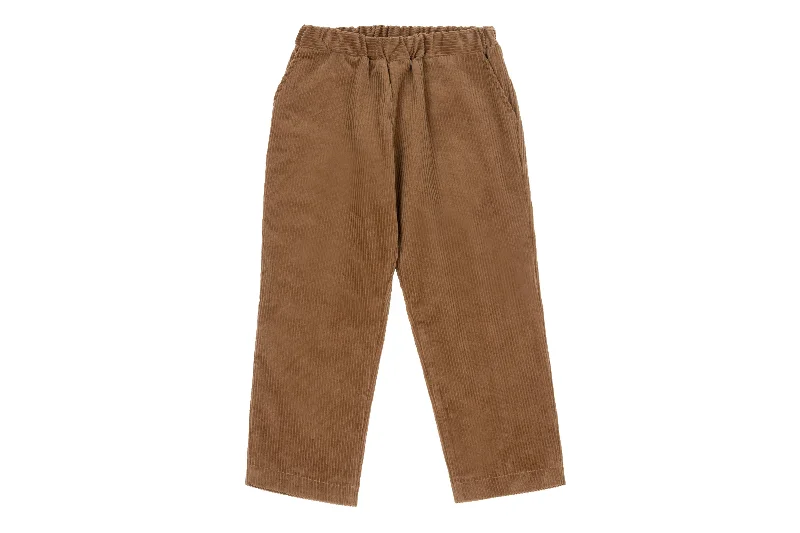 Men's plaid pattern wool blend shorts for a preppy fall style   Sefora Trousers - Camel