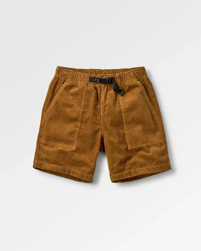 Men's plaid pattern wool blend shorts for a preppy fall style   Topanga Cord Short - Tapenade