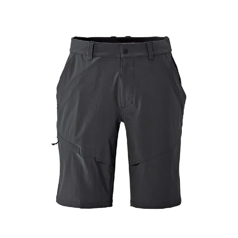 Men's plaid pattern wool blend shorts for a preppy fall style   Tournament Short - Black