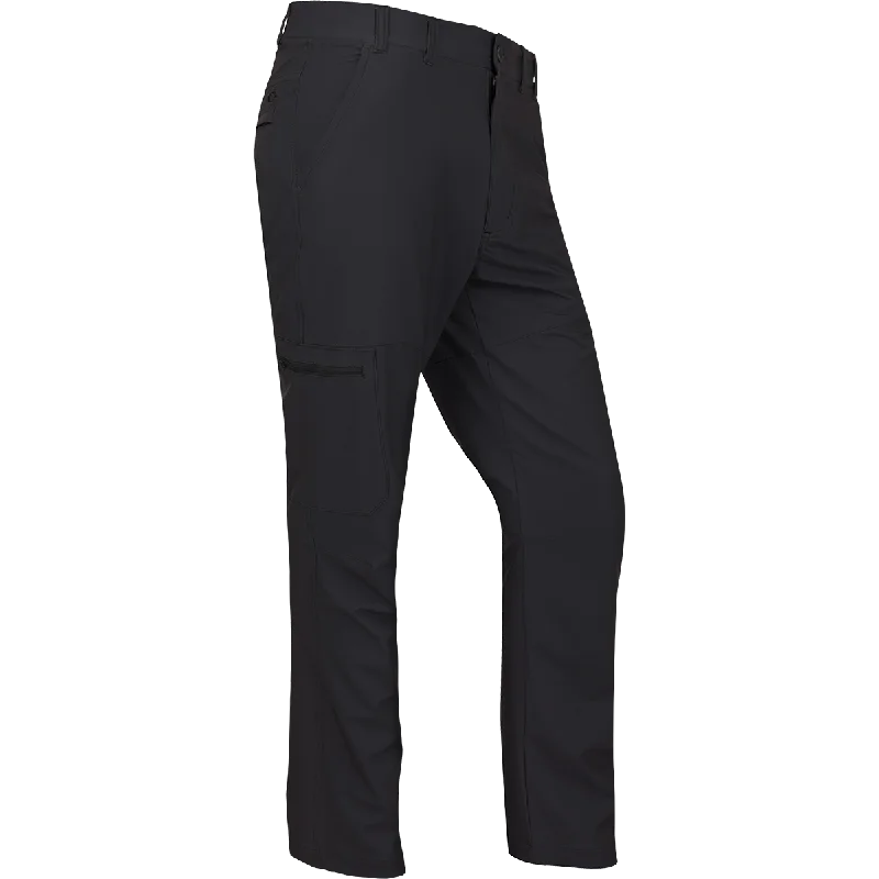 Men's checkered pattern wool shorts for a stylish winter layering option   Traveler Trek Pant