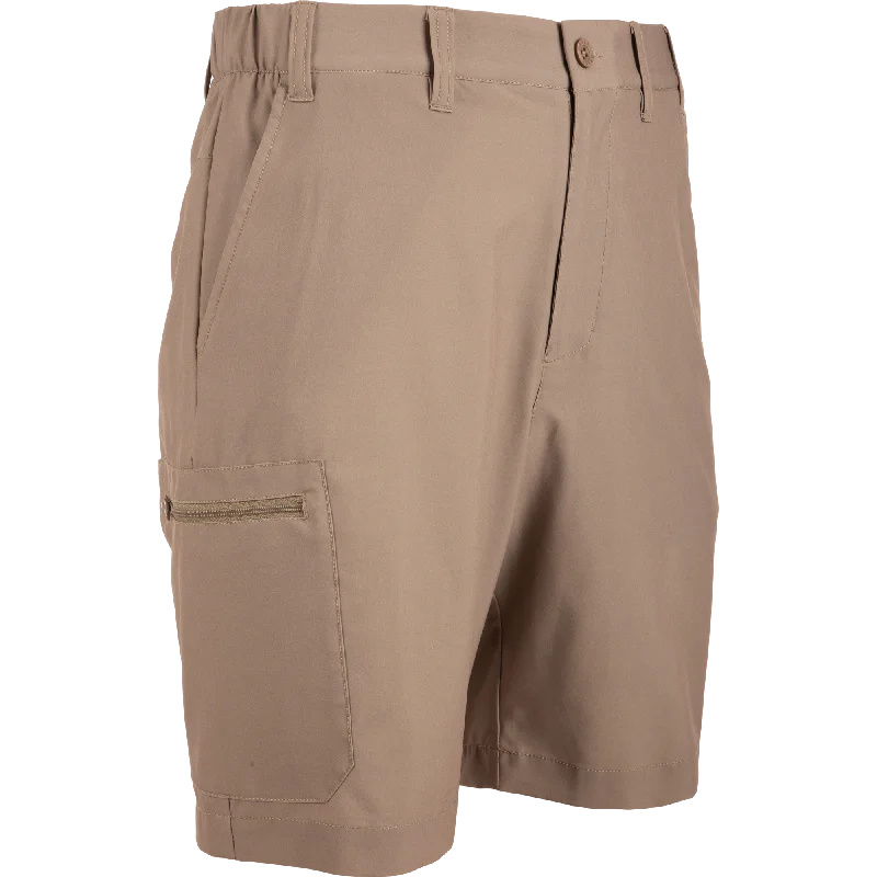Men's floral print silk blend shorts for a unique night - out look   Traveler Trek Short