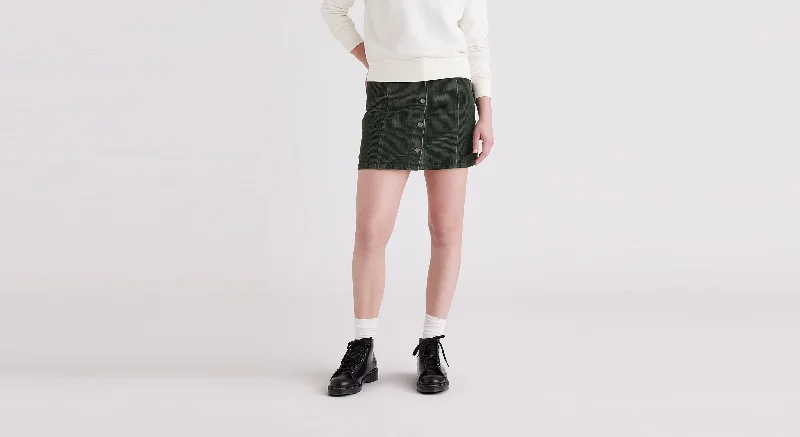 Men's wide - leg linen blend shorts for a relaxed beachside vibe    Women's Button Front Mini Skirt