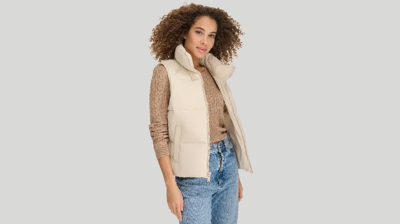 Men's adjustable - length convertible shorts for versatile use   Women's Puffer Vest Jacket